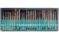 Шарошки 30шт. с алмазным напылением инструментальная сталь FIT 36486