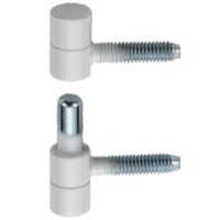 Петля ввертная мсм 37/11 белая