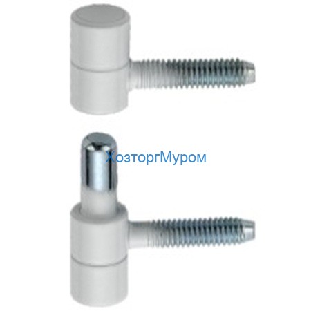 Петля ввертная мсм 37/11 белая