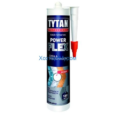 Жидкие гвозди (клей) Tytan POWER FLEX, 290 мл. белый