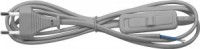Выключатель для бра со шнуром 1.9м серый, Feron KF-HK-1 23049