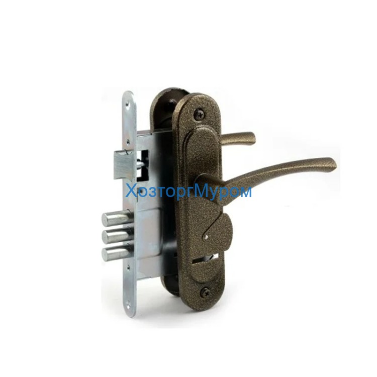 Замок врезной Омега ЗВ9.1-01 (бронза)