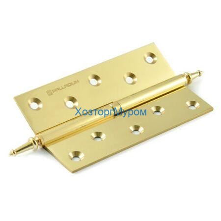 Петля PALLADIUM 610-N-5" PB правая, съемная латунь (125х75х2,5), (полированная латунь) правая