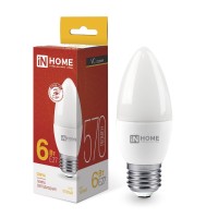Лампа эн.сбер. In Home LED 6W/3000/E27/230V/С37 - теплый свет свеча