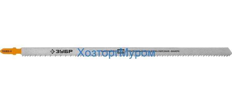 Пилка для эл.лобзика 225/3 мм, T225B, У8А , по дереву, Профессионал, Зубр 15595-4 (2)
