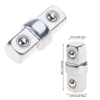 Адаптер переходник 3/8" - 1/2", двуглавый внешний квадрат, ОН