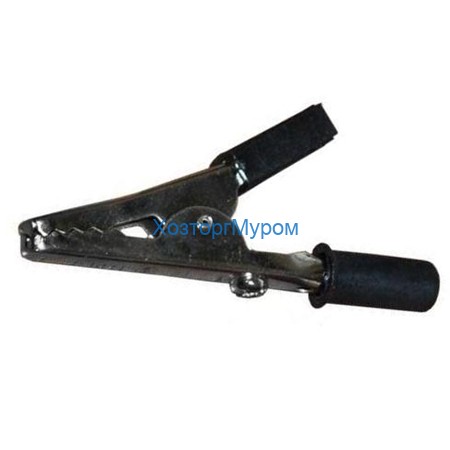 Зажим приборный 55мм, (крокодил) №17 черный Rexant 16-0006