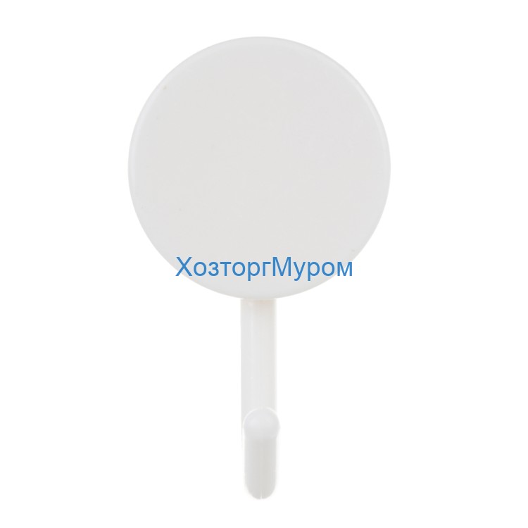 Крючки самоклеящиеся, пластик, белый, VETTA 440-404 (4)