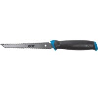 Ножовка 150мм, для гипсокартона, каленый зуб, двухсторонняя, прорезиненная ручка, FIT