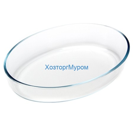 Форма 30х21х6см, 2л для запекания жаропрочная, с ручками, стекло, SATOSHI