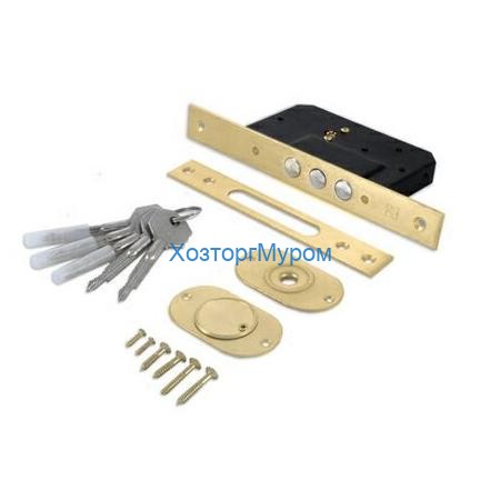 Замок врезной PALLADIUM 0189-3MF латунь (с 5кл.)