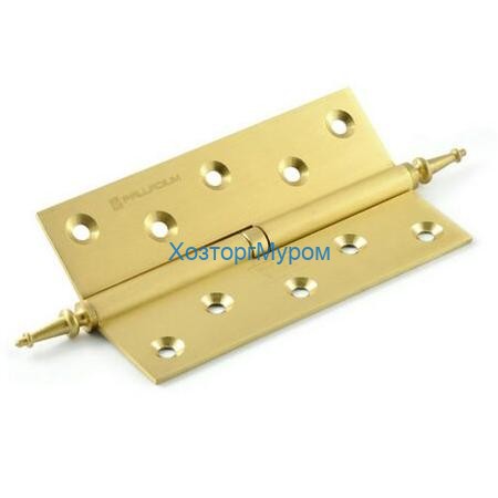 Петля PALLADIUM 610-N-5" SB левая, съемная латунь (125х75х2,5), (матовая латунь)