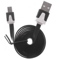 Шнур USB A "шт" - micro B "шт" 1.0м. OLTO ACCZ-3015 Black, черный