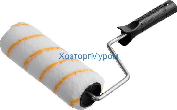 Валик 180*48мм "ГИРПАИНТ" с ручкой, бюгель 8 мм, ворс 12 мм, полиакрил Зубр 03511-18