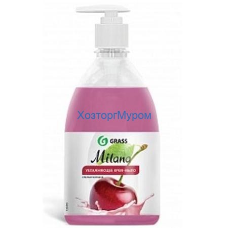 Жидкое крем-мыло Milana спелая черешня с дозатором 0,5 л., Grass 126400