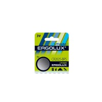 Элемент питания CR2025/5BP 3V Ergolux литиевый таблетка
