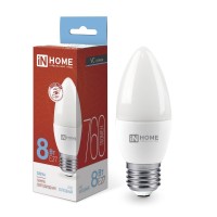 Лампа эн.сбер. In Home LED 8W/6500/E27/230VС37 - холодный свет свеча