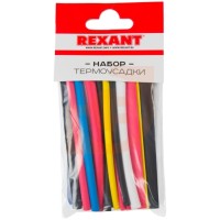 Термоусадочная трубка ТУТ (набор №1авто) 10см/13шт, (1-12мм) Rexant 29-0103