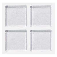 Подпятник 40х40мм, антивибрационный, 4шт., ОН