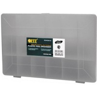 Ящик для крепежа (органайзер) 10" (27.5х18.5х4.2 см), FIT прозрачный 65641