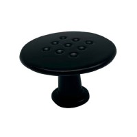 Ручка мебельная кнопка 2699 BLM Матовый черный