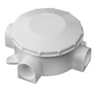Коробка распред. ОП КРК70х35мм, 3-и вывода полипроп. белая IP42 040-040