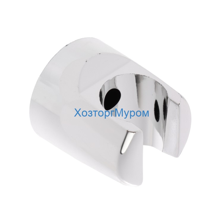 Держатель для лейки душа, настенный, однорежимный, пластик, хром