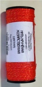 Нить крученая на катушке (цветная) 1,2мм/50м
