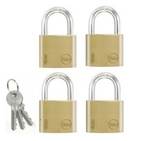 Замок висячий (навесной) YALE Assa Abloy YE1/20/111/4 (набор 4замка+3 ключа)