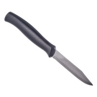 Нож для овощей 8 см Tramontina Athus, черная ручка, 23080/003