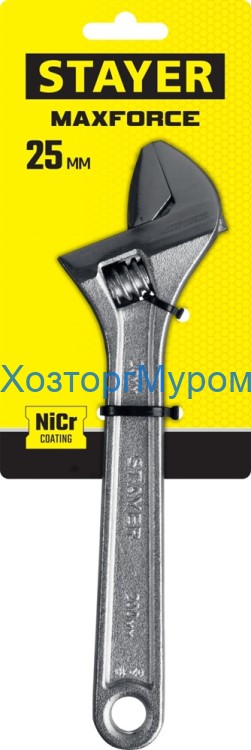 Ключ разводной 200/28 мм, TOP MIRAX 2725-20