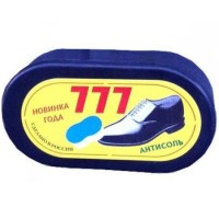 Губка для обуви силиконовая антисоль, 777
