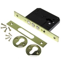 Замок врезной (корпус) HORSCHE L014 ВP латунь