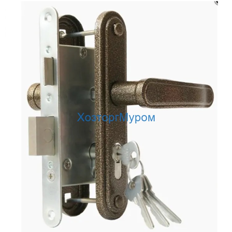 Замок врезной Зенит-ЗВ4-3.03 (бронза)