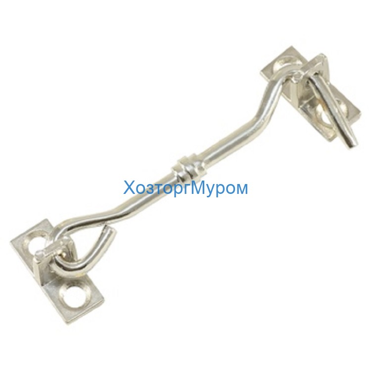 Крючок накидной (ветровой) 2151-3 /501/ 75мм CP Хром