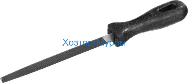 Напильник 150 мм №1 трехгранный с пластиковой рукояткой Сибин 16703-15