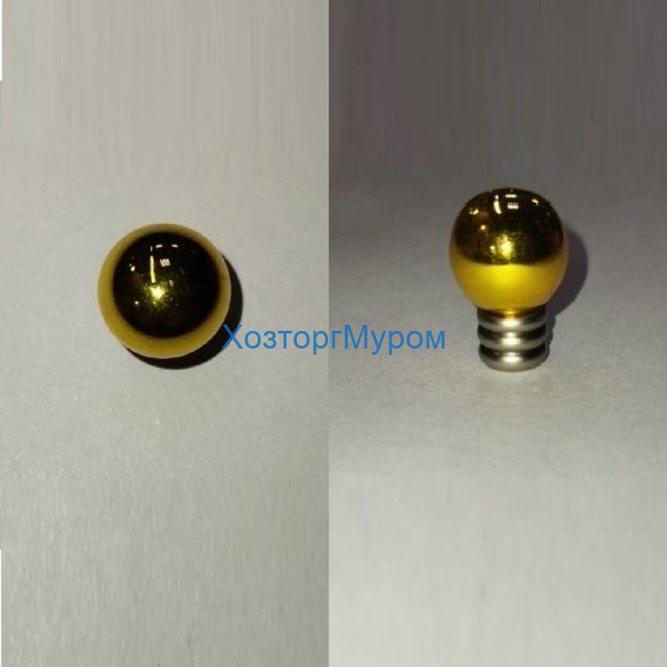 9-12 Ручка мебельная кнопка Omecaborn 001PbNi