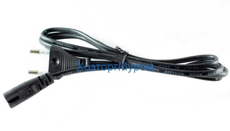 Шнур питания 220V для радиаппаратуры 1,5м