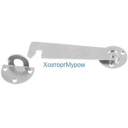 Крючок накидной (ветровой), 120 мм оцинкованный, левый, 70-0-235
