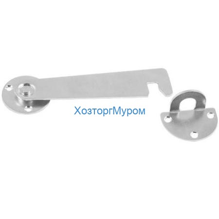 Крючок накидной (ветровой), 120 мм оцинкованный, правый, 70-0-236