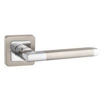 Ручки (фалевые) раздельные Punto K.QR52.PLUTON SN/CP-3 матовый никель/хром