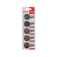 Элемент питания CR2430 3V, 300 mAh, литиевый таблетка, REXANT