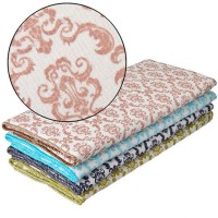 Салфетка для посуды 380х500мм, микрофибра, Вензеля, КотКомфорт 15523850