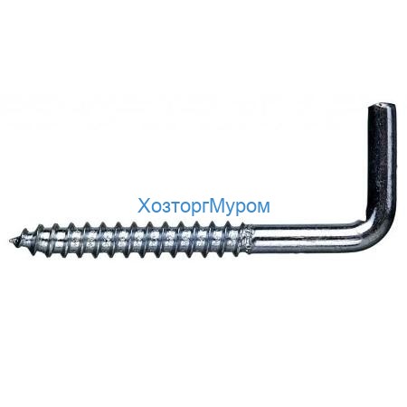 Шуруп-крючок 5,0х80 оцинкованный (10)