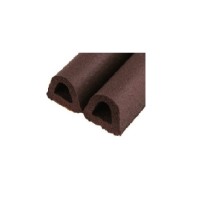 Уплотнитель D-профиль 9,0х7,5мм коричневый, (Лента уплотнительная термостойкая)