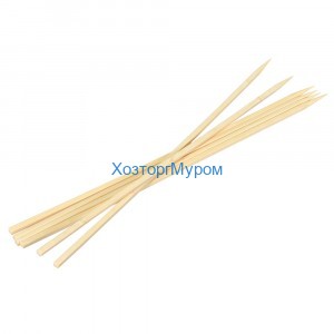 Шпажки-шампуры из бамбука 6 шт, 0,6*0,6*40 см, Boyscout 61066