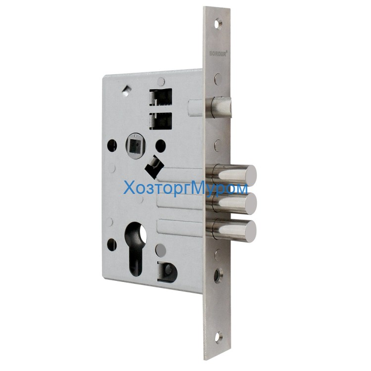 700417786 Замок врезной ПроСам 78931-ЗВ 4-3/55 с ригелем 12 мм