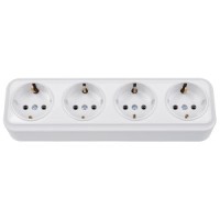 Розетка 4 ОП Евро, Bylectrica РА16-0182