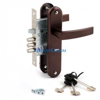 Замок врезной ПроСам 77315-ЗВ9-6/13(КЦП).РФ78-002/90.У4 (медь)