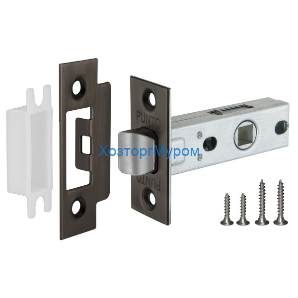 Защелка дверная Punto METL45-8 ( L45-8) GR графит